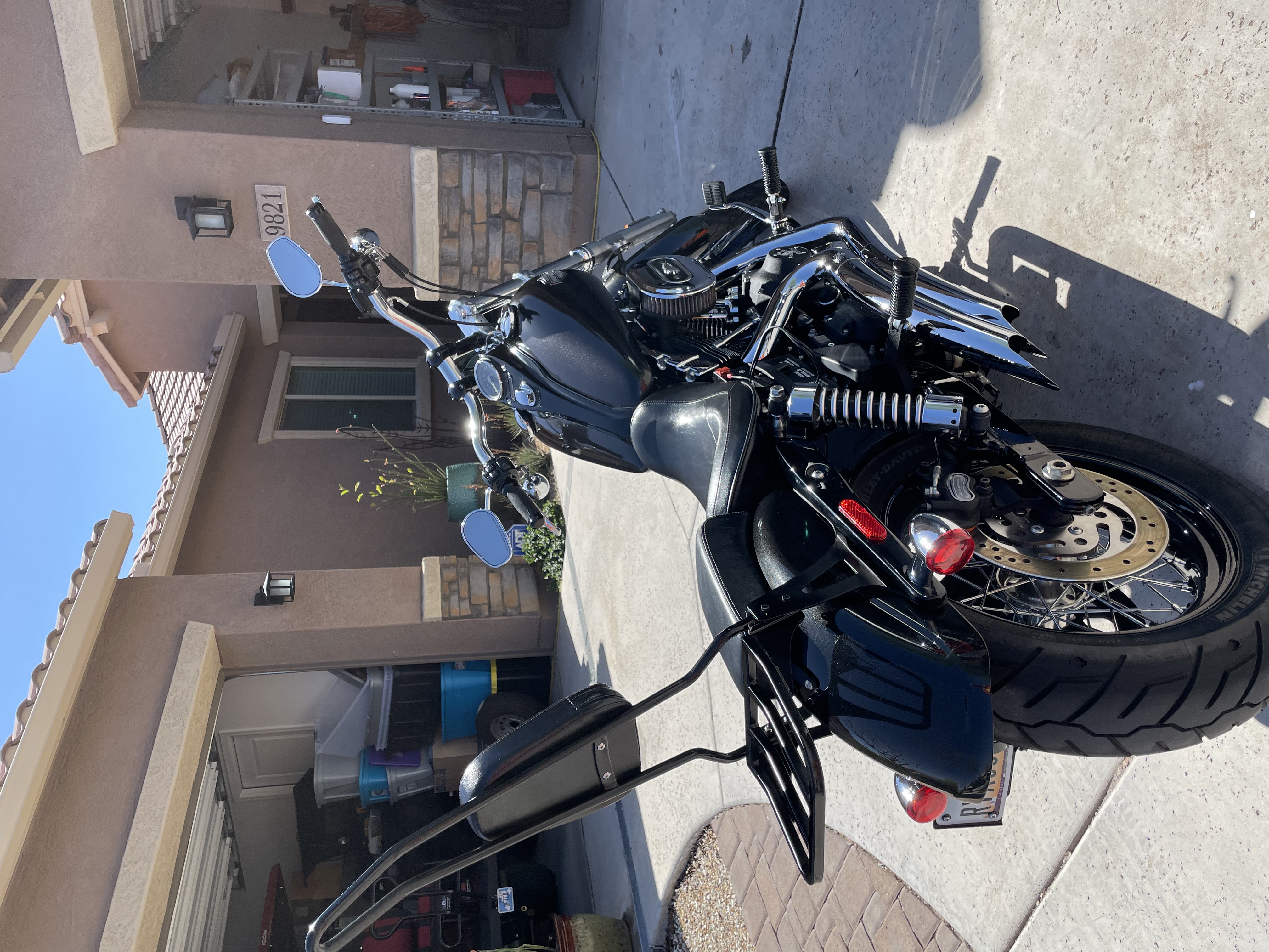 Professional motorcycle detailing